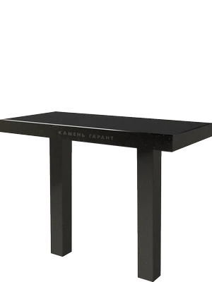 Прямоугольный стол из прочного полированного гранита